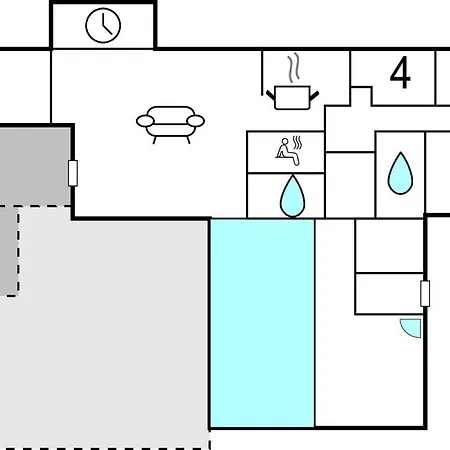 Holiday home In With Sauna Vejers Strand